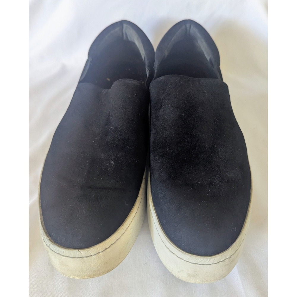 Vince Warren Slip-On Platform Sneaker Size US‎ 8.5M Black Suede
